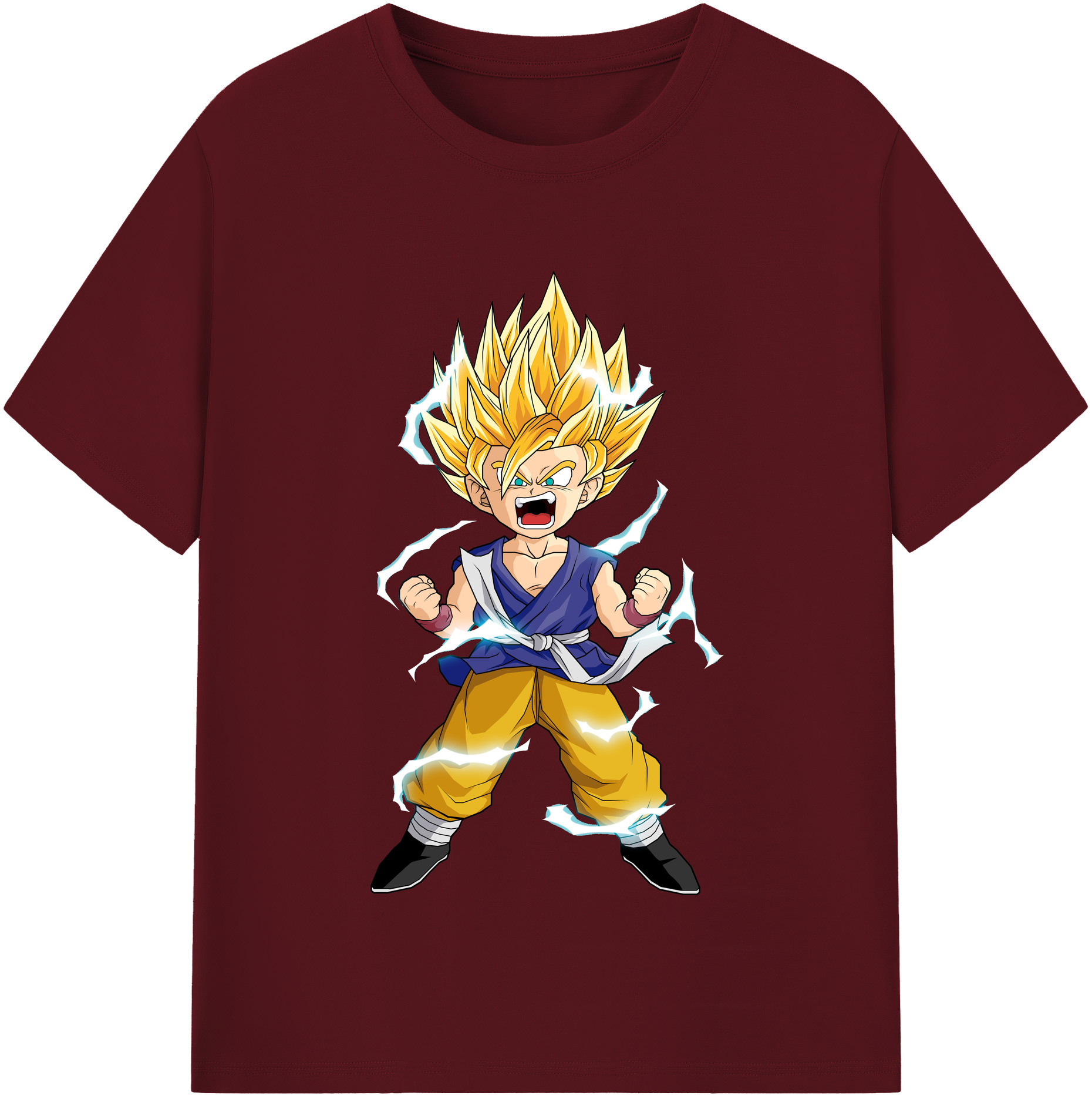 （画像用） ドラゴンボール 孫 悟飯（そんごはん）DRAGON BALL Son Gohan 綿100％半袖Tシャツ（フロントプリント）